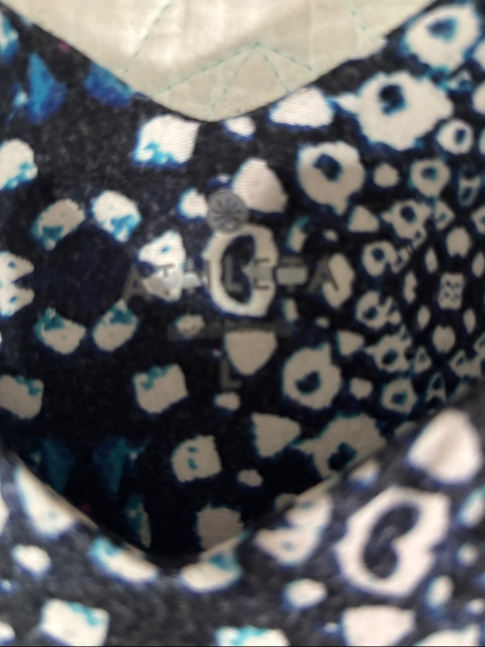 Athleta Black and White Geometric Midi Dress - Picture 2 of 5